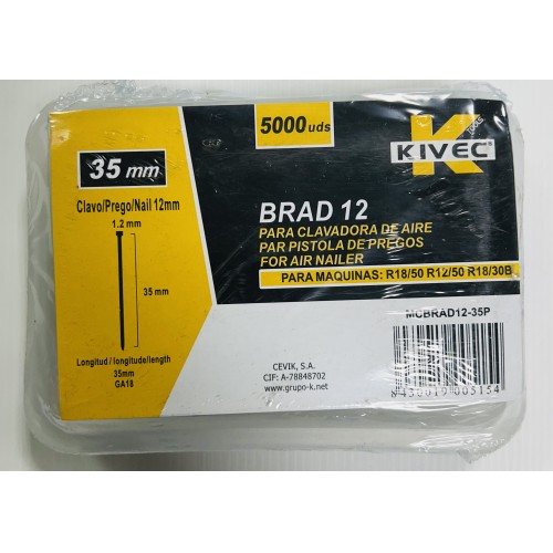 CAJA CLAVO 12 KIVEC MCBRAD12